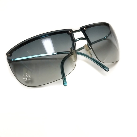 Gucci Accessories - Gucci Frameless Sunglasses with Rhinestone Logo